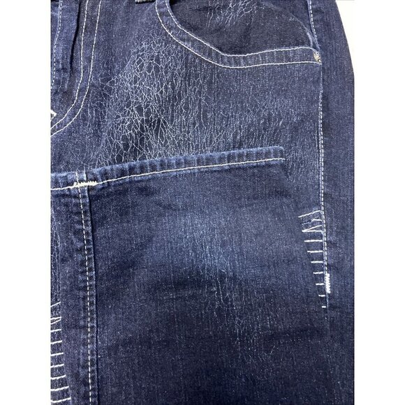 True Religion Men 38 Moto Skinny Run Stitch Denim - Picture 6 of 12